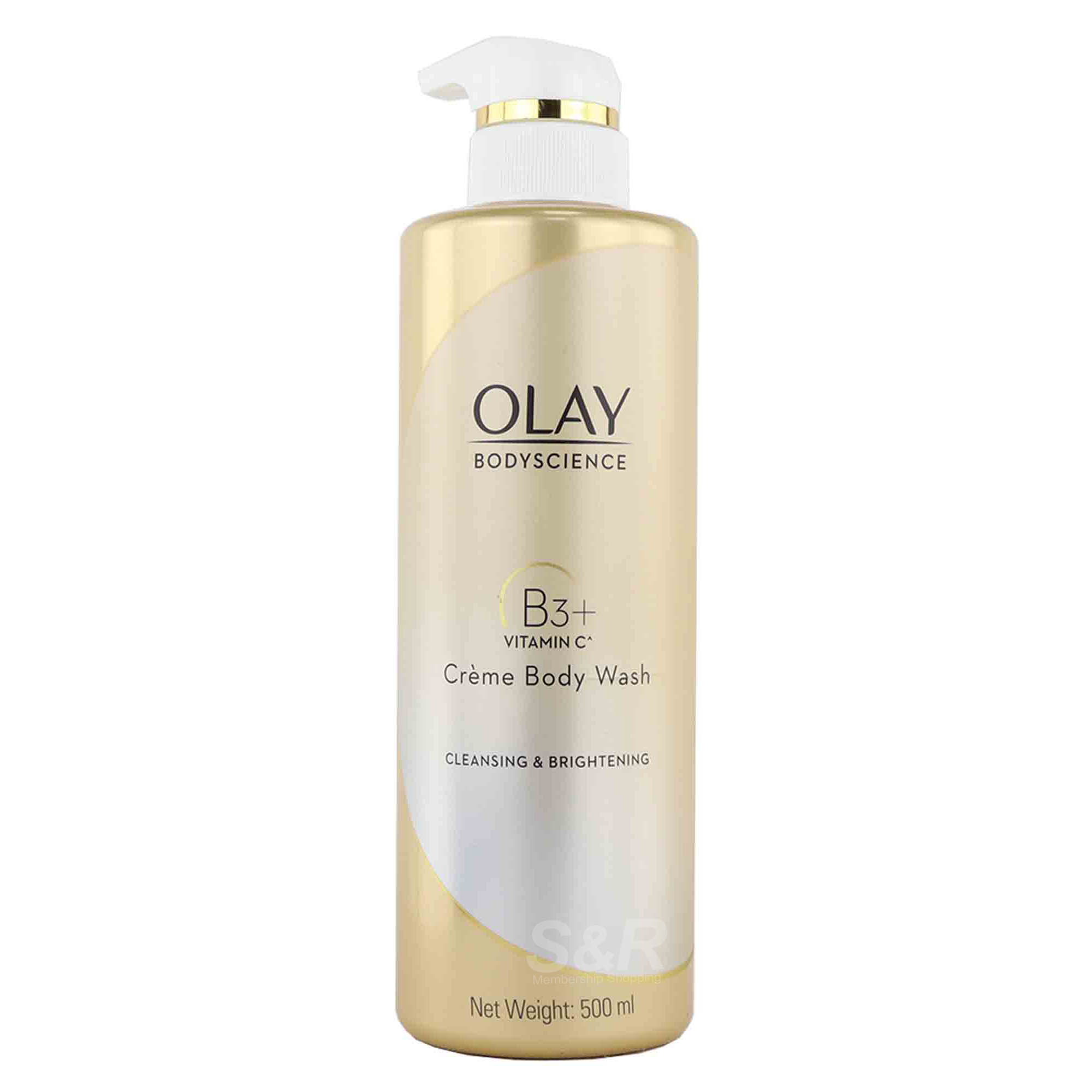 Olay Bodyscience Cleansing & Brightening Cremé Body Wash 500mL Olay Bodyscience Cleansing & Brightening Cremé Body Wash 500mL